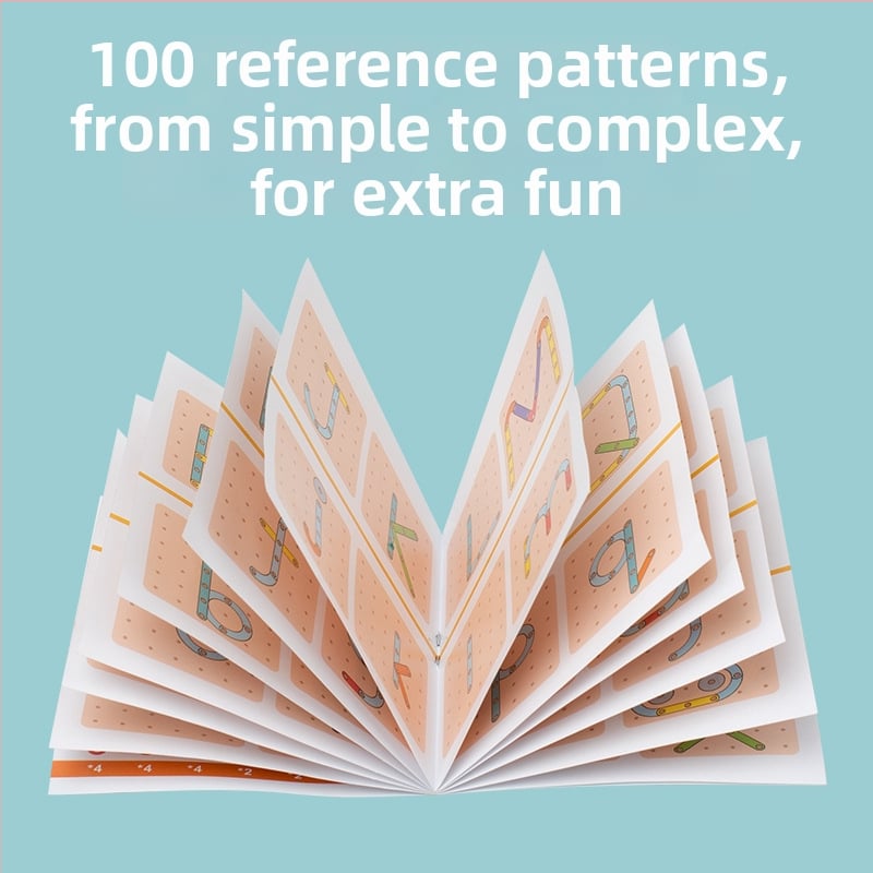 Puzzle 3D din lemn cu coloană, jucărie educațională pentru copii 4–6 ani, asamblare ilustrații și plăci