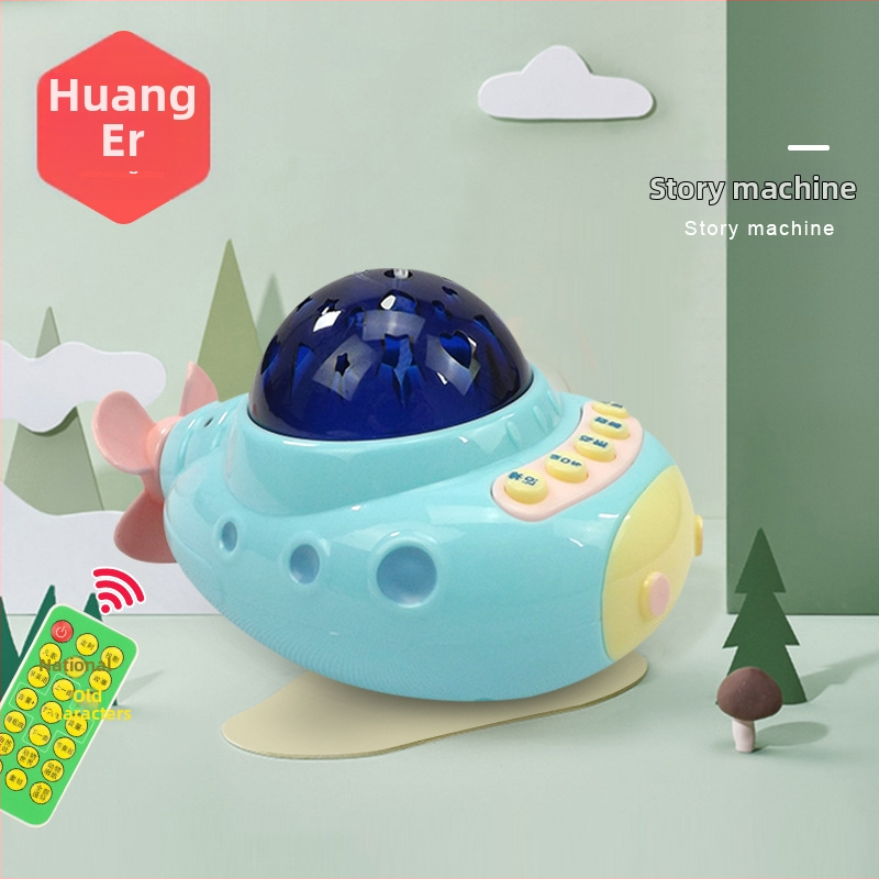 Rani stroj za priče s daljinskim upravljačem, akusto-optička projekcija i glazba – plastično kućište, litijeva baterija