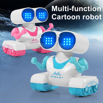Daljinski upravljani robot za djecu, punjiv, dugotrajna baterija, ABS materijal, glazbeni efekti, za uzrast 7–14 godina