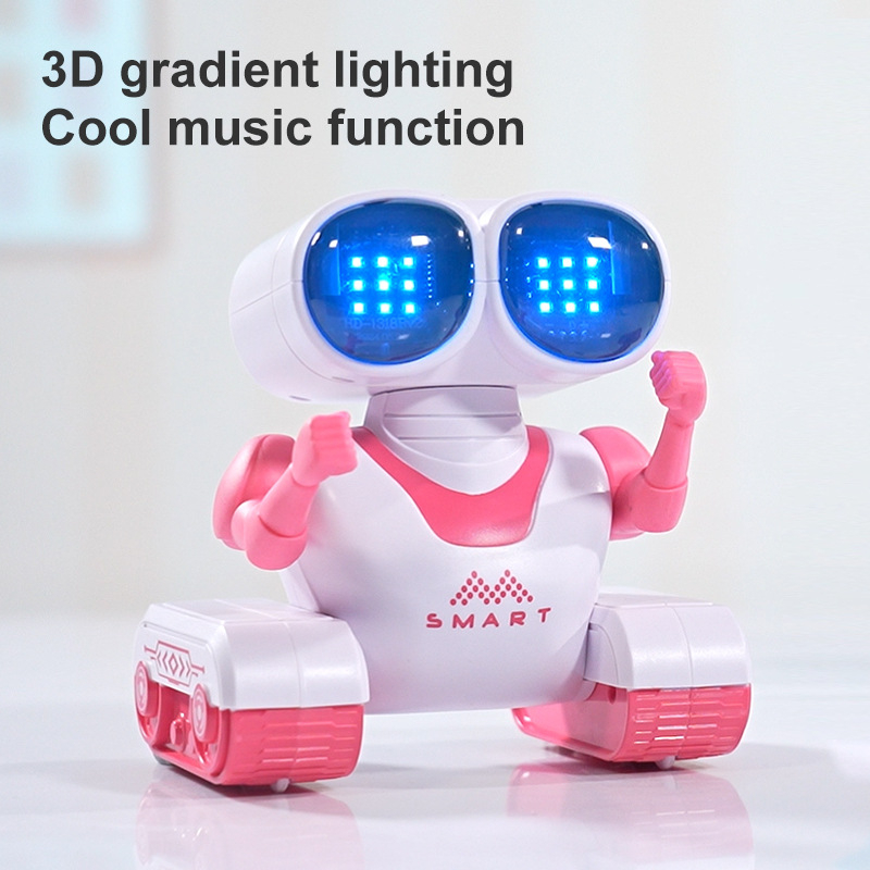 Daljinski upravljani robot za djecu, punjiv, dugotrajna baterija, ABS materijal, glazbeni efekti, za uzrast 7–14 godina