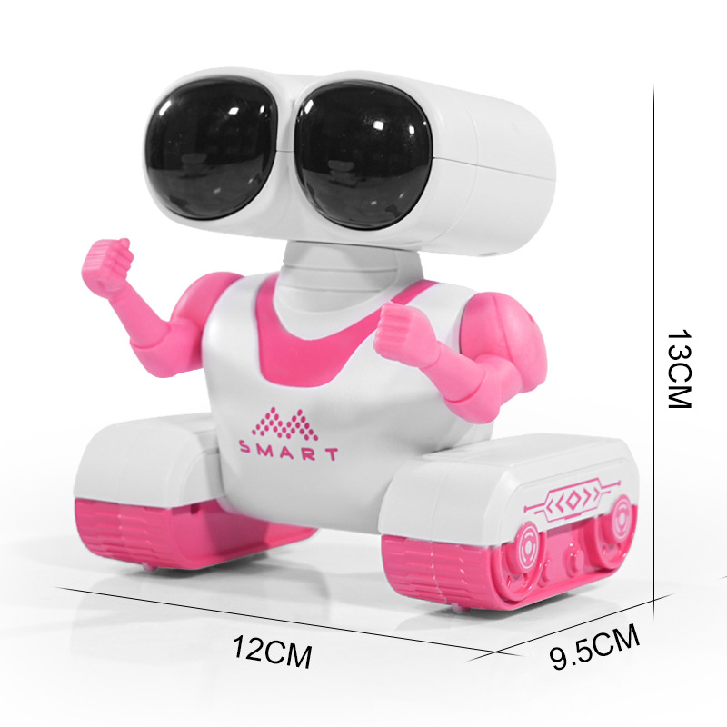 Daljinski upravljani robot za djecu, punjiv, dugotrajna baterija, ABS materijal, glazbeni efekti, za uzrast 7–14 godina