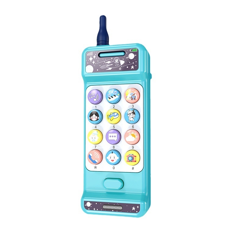 Jucărie telefon muzical educativ pentru copii – Funcții: muzică și vocalizare; Material: plastic; Alimentare: baterii; Vârstă recomandată: 4–6 ani
