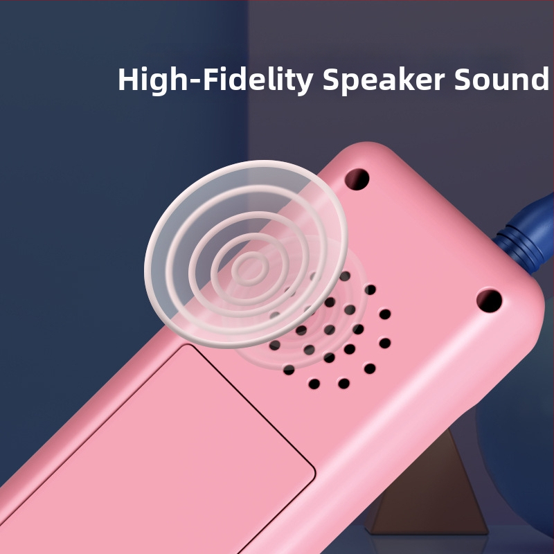 Jucărie telefon muzical educativ pentru copii – Funcții: muzică și vocalizare; Material: plastic; Alimentare: baterii; Vârstă recomandată: 4–6 ani