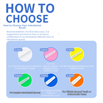 Gold Protector Perie interdentală în formă de L, de unică folosință, 20 buc., peri moi, curățare profundă pentru aparat dentar