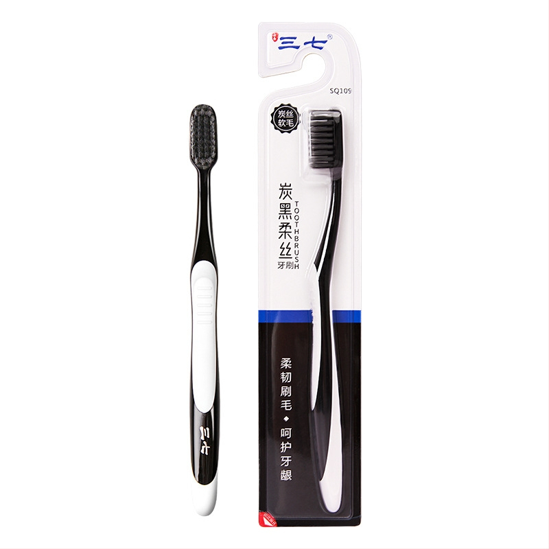 Periuță de dinți de unică folosință, SQ109, pentru adulți, cu peri moi, de la Pseudo-ginseng, 300 de bucăți pe card