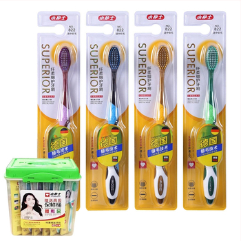 Periuță de dinți manuală model 822, cu peri moi, pachet 240 bucăți, pentru adulți