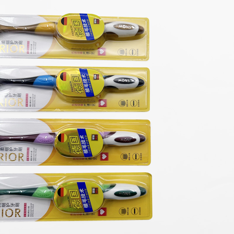 Periuță de dinți manuală model 822, cu peri moi, pachet 240 bucăți, pentru adulți