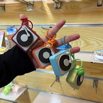 Pandantiv înregistrator vocal retro, corp din plastic, personalizare disponibilă, turnare prin injecție, logo imprimat, stil: noul stil chinezesc