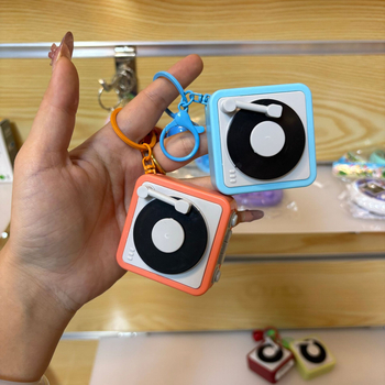 Pandantiv înregistrator vocal retro, corp din plastic, personalizare disponibilă, turnare prin injecție, logo imprimat, stil: noul stil chinezesc