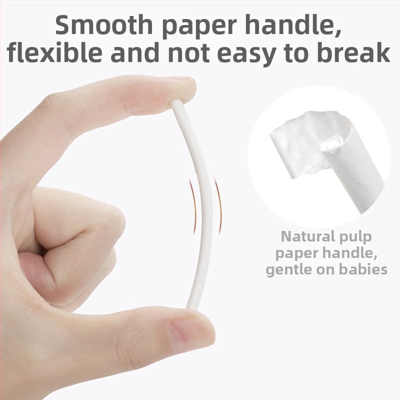 Haubert Bețișor de igienă orală pentru bebeluși, pentru copii 0–1 an, material textil, 30 buc.