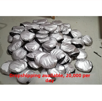 Ηλιοπροστασία αυτοκινήτου με ασημένιο επίστρωση υφάσματος, τηλεσκοπική εγκατάσταση, παγκόσμια συμβατότητα, απλό στυλ