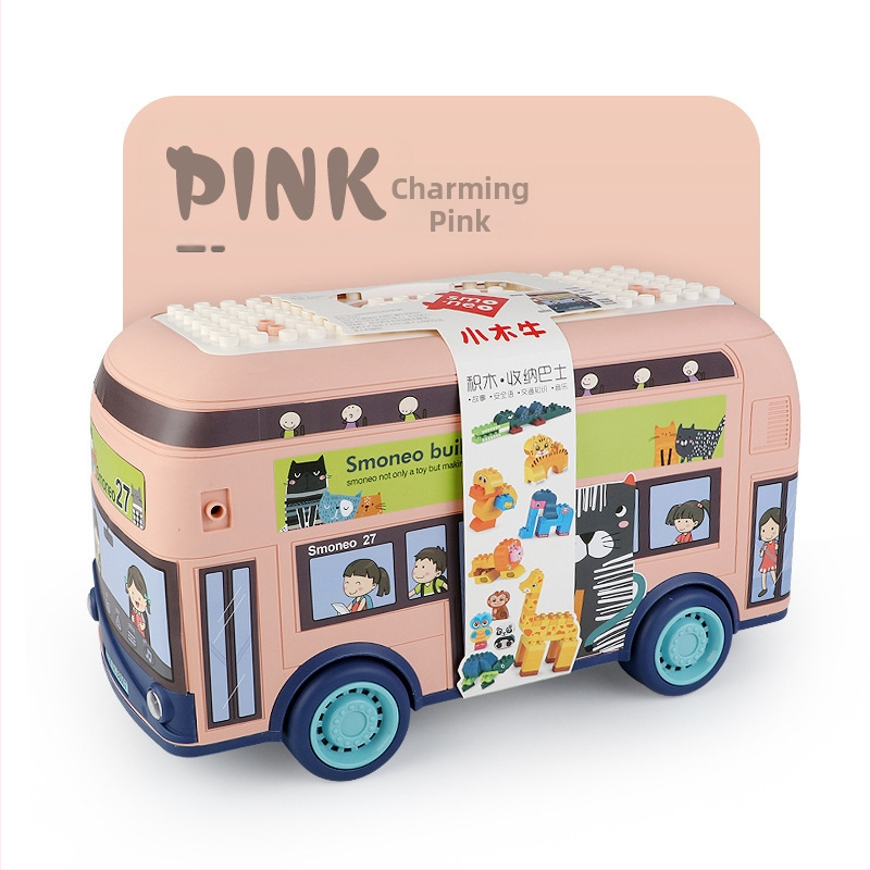 Građevinski blokovi velikih dijelova – glazbena funkcija, baterijsko napajanje, DIY, ABS plast, 50–100 komada