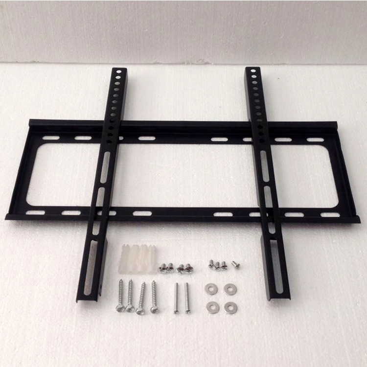 Montaj TV pe perete cu braț din fier, model 50S-T, suportă peste 15 kg, control mecanic.