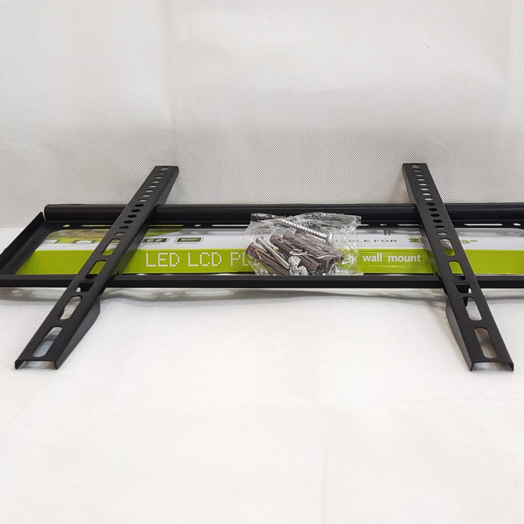 Montaj TV pe perete cu braț din fier, model 50S-T, suportă peste 15 kg, control mecanic.