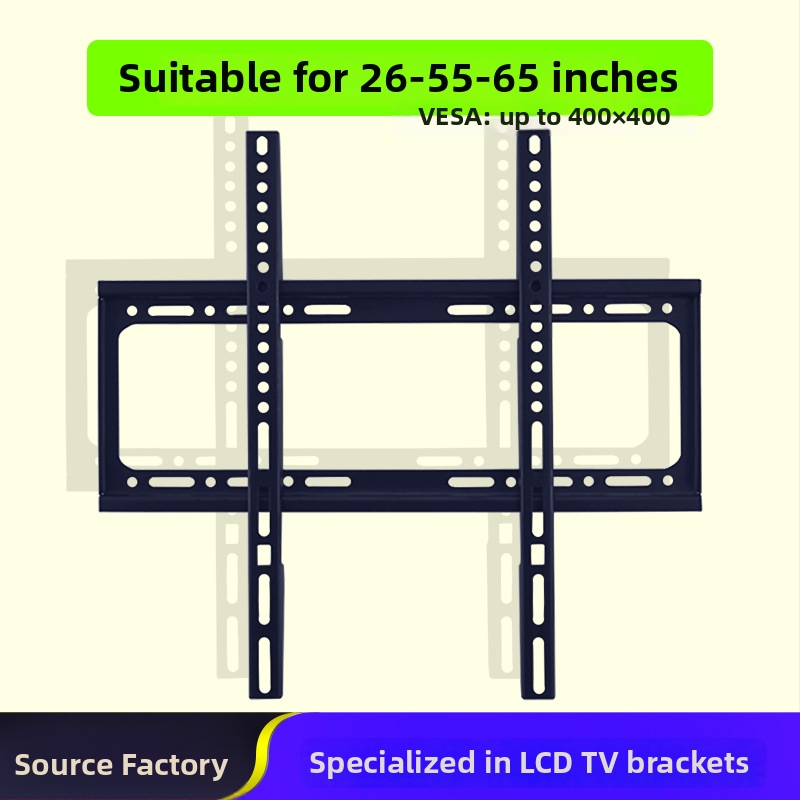 Montaj TV pe perete cu braț din fier, model 50S-T, suportă peste 15 kg, control mecanic.