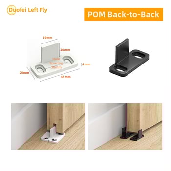 Zuo Fei POM Pendulum Stop pre barnovú bránu — Materiál POM, Model POM Pendulum Stop, Licencovaná súkromná značka, Žiadne prispôsobenie