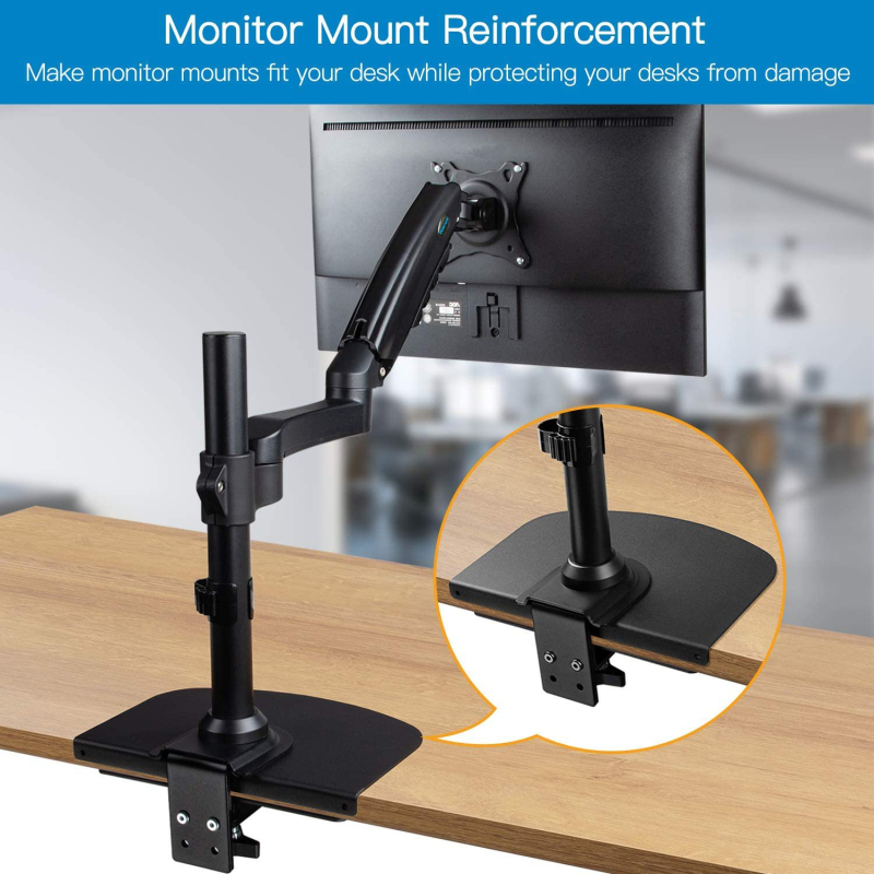 Čelična ploča za učvršćivanje monitora – kompatibilna s većinom nosača monitora, marke Xinqicheng, model Display fixing plate, prilagodljiva
