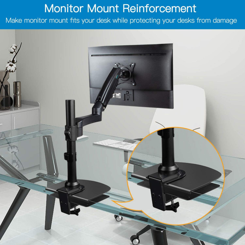 Čelična ploča za učvršćivanje monitora – kompatibilna s većinom nosača monitora, marke Xinqicheng, model Display fixing plate, prilagodljiva