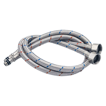 Vízbevezető tömlő csaphoz PEX belső csővel — 304 rozsdamentes acél / PEX belső cső — Modern minimalista stílus; testreszabható; licencelt magánmárkák
