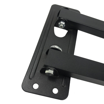 TV-fali támasz LCD/LED kijelzőkhöz, teleszkópos és forgatható, mechanikus beállítás, vasból készült, modell X-400