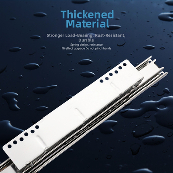 Bočna prilagodljiva trosekcijska vodilica za izvlačne košare u kuhinji – model 4510, FK Fukai, stil Moderan jednostavno