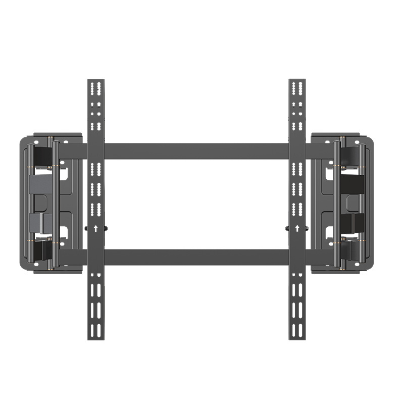 NX80 Ultra vékony beépített TV tartó teleszkópos magasságállítással és forgó akasztóval, hidegen hengerelt acélból, 6,26 kg, okostévékhez