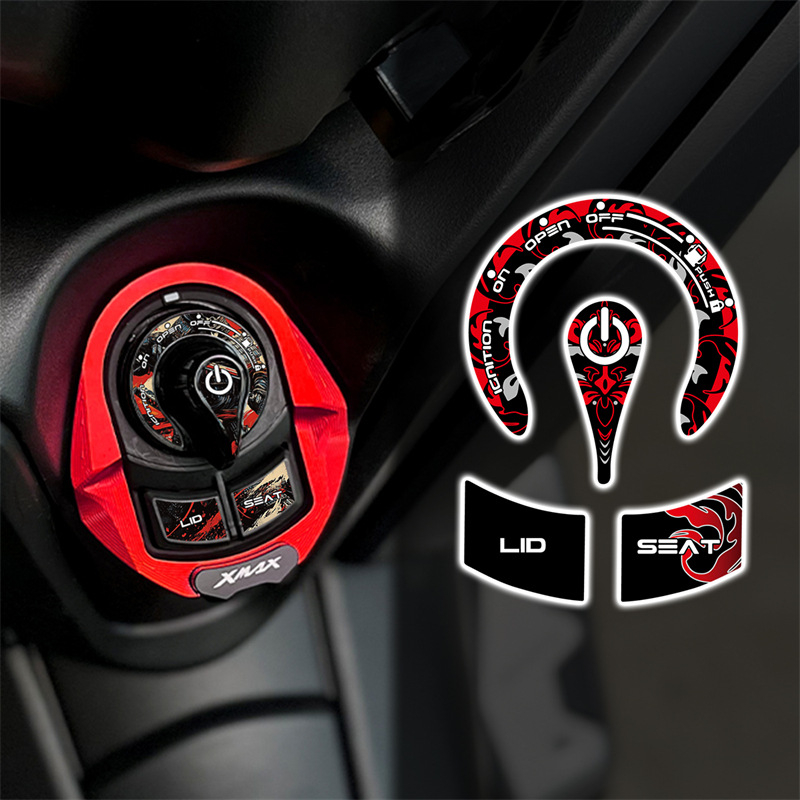 Yamaha XMAX300/NMAX kompatibilis motorkerékpár testmatrica – ragasztóval történő telepítés, anyag: matrica