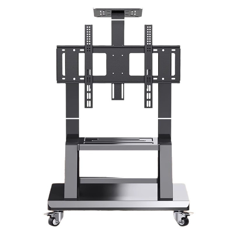 Prenosni TV stalak na pod s kolima, željezni nosač, SPCC čelik, za all-in-one TV nosač, nosivost >15 kg