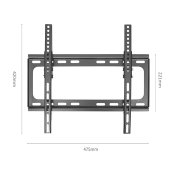 Zidni nosač LCD televizora s podesivim nagibom, model 698, nosivost iznad 15 kg, metalna konstrukcija