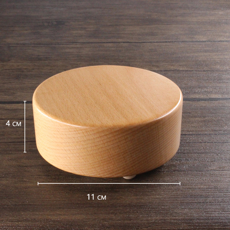 DIY zenei doboz alap – bükkfa, modern minimalist stílus, geometriai dekor, otthonra való berendezéshez