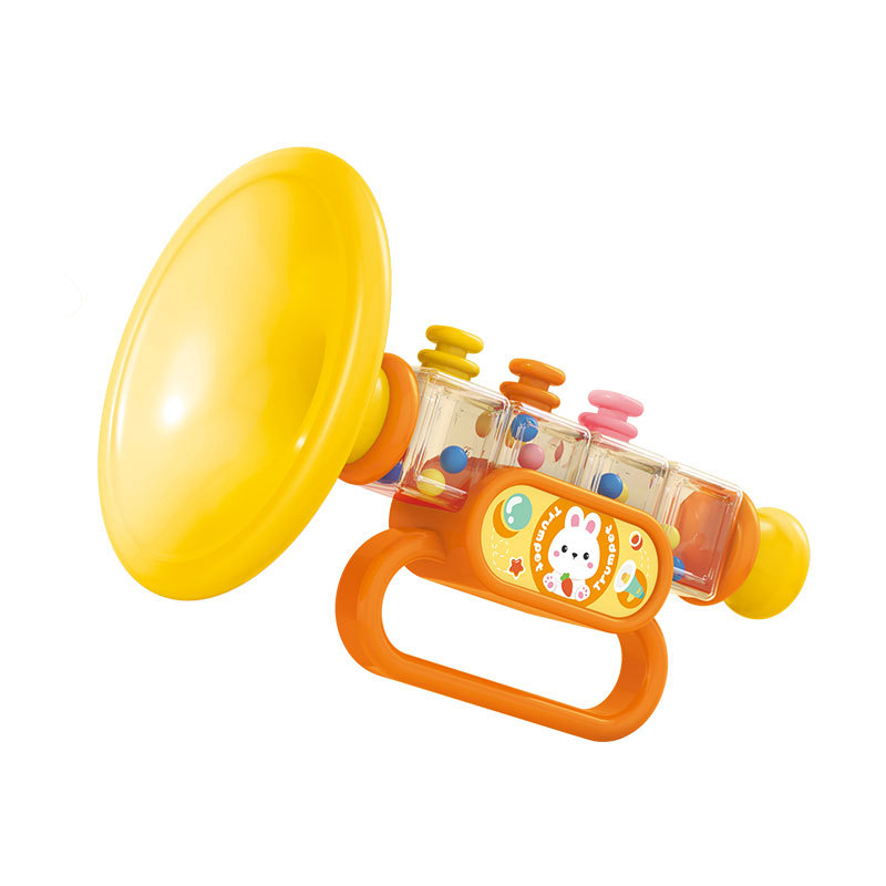 Crtani zeko rog igračka za dojenčad - plastična dječja zviždaljka instrument, senzorsko i interaktivno učenje (Plastika, 0-3 godine, Rog, Igračka, Zviždaljka)