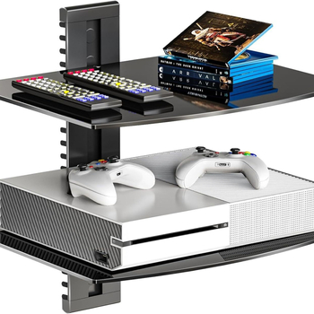 Star Fulcrum Držiak na DVD a set-top box s dvojitou sklenenou policou (mechanické ovládanie)