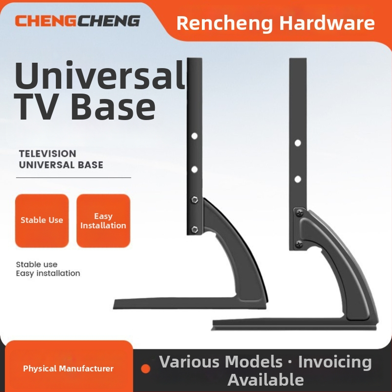 LCD TV základňa stojan – kovový, univerzálny pre ploché televízory, model Dz809