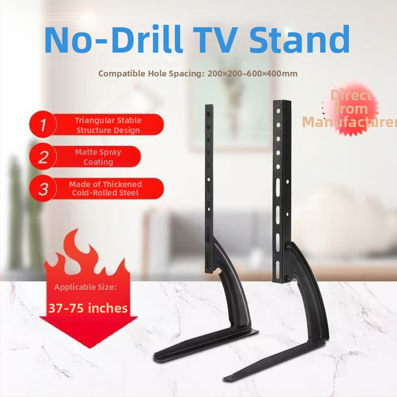 LCD TV základňa stojan – kovový, univerzálny pre ploché televízory, model Dz809