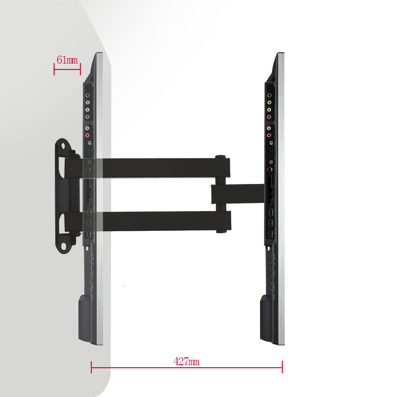 Zidni držač za TV/monitor s rotirajućim izvučnim ramenom, mehaničko upravljanje, željezna konstrukcija, model MA1330/MA1339, nosivost 5–10 kg