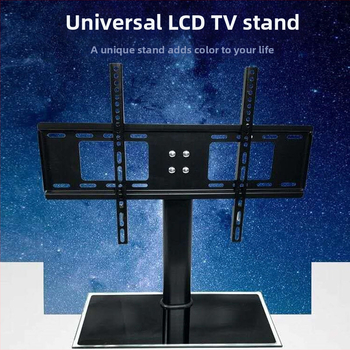 Stand de masă pentru LCD TV cu compatibilitate universală, reglaj manual, suport din oțel laminat la rece, posibilitate de montare pe perete, capacitate de încărcare >15 kg