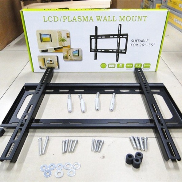 Držiak na LCD televíziu na stenu, kovová konštrukcia, plne automatické nastavenie, nosnosť nad 15 kg, vhodný na zavesenie na stenu, model: Medium all-in-one rack