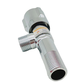 Bakreni ugaoni ventil s produženim tijelom, model LY-BK01, navojni spoj, atmosferski tlak, masa 210 g