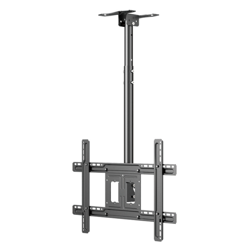 Nosač TV za strop, teleskopni rotirajući nosač, model DJT560-15, od željeza, nosivost 15 kg, mehaničko upravljanje, moguć za postavljanje na zid