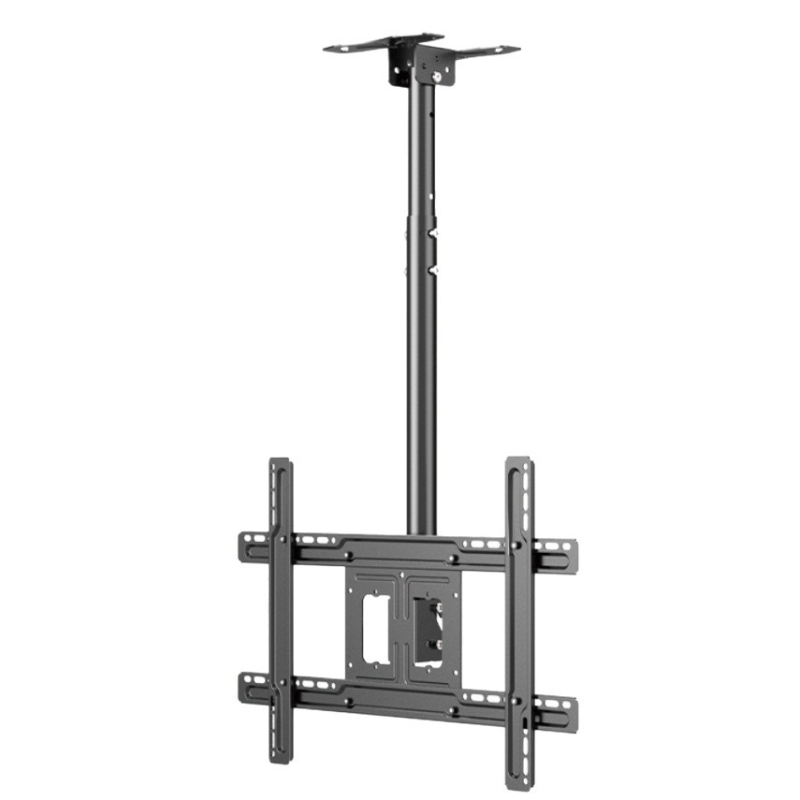 Nosač TV za strop, teleskopni rotirajući nosač, model DJT560-15, od željeza, nosivost 15 kg, mehaničko upravljanje, moguć za postavljanje na zid