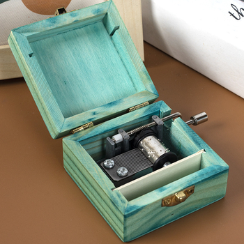 Drevena ručna glazbena kutija za interakciju roditelja i djeteta, dizajn mačka i pas (Brend Mu Yue Ying; Materijal: drvo; Prilagodba: Da; Logo otisnut; Obrada: Brušenje)