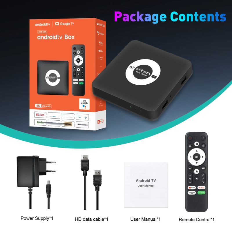 Android TV Box, četverojezgreni procesor, 1GB RAM, ugrađena flash memorija, HDMI/USB sučelje, 1080p