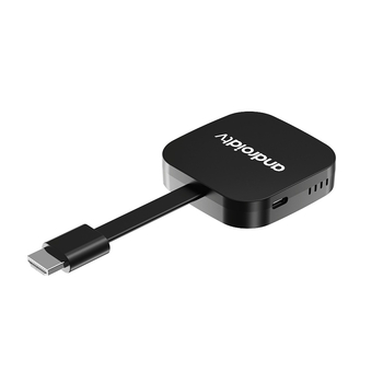 Set‑top box Android TV, ieșire 4K, 2GB RAM, 16GB memorie flash, Wi‑Fi dual‑band și Bluetooth