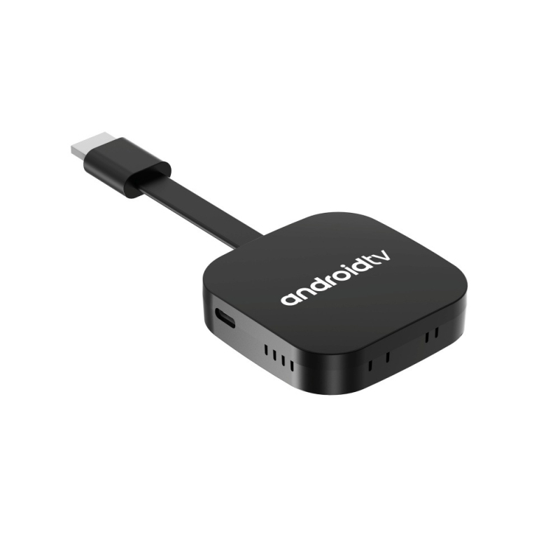 Set‑top box Android TV, ieșire 4K, 2GB RAM, 16GB memorie flash, Wi‑Fi dual‑band și Bluetooth