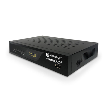 Alphabox X8 mrežni set-top box s razlučivošću 1920x1080, USB, Wi‑Fi, HDMI i AV, 256MB RAM i ugrađenom flash memorijom
