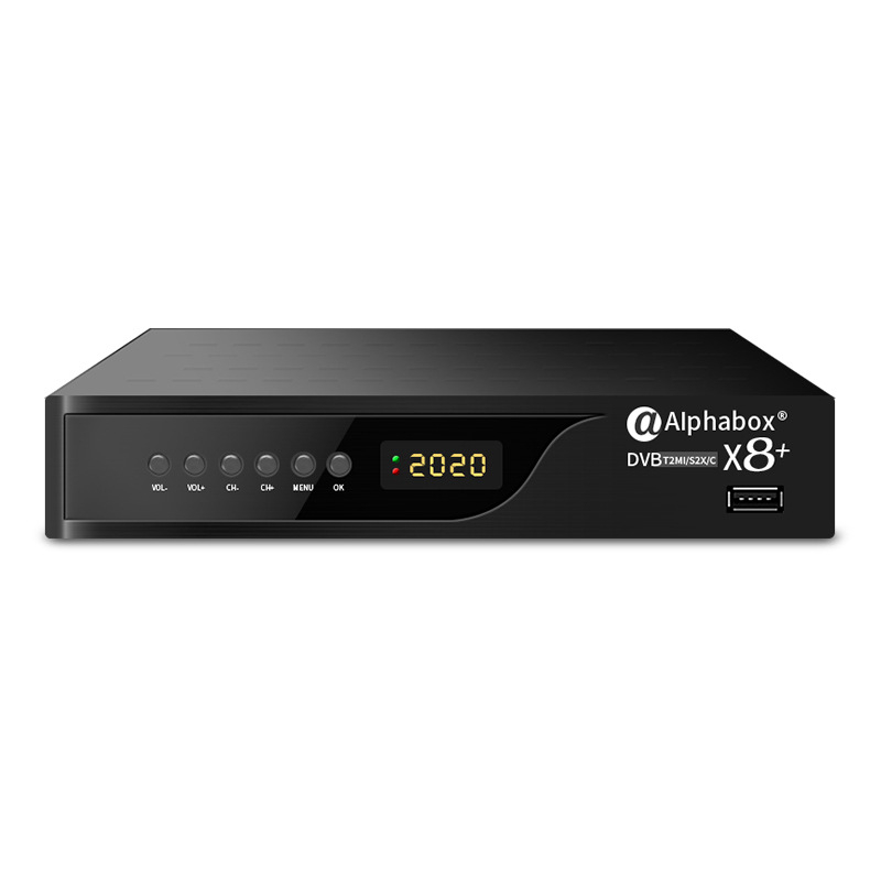 Alphabox X8 mrežni set-top box s razlučivošću 1920x1080, USB, Wi‑Fi, HDMI i AV, 256MB RAM i ugrađenom flash memorijom
