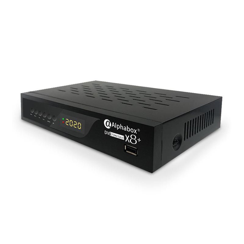Alphabox X8 mrežni set-top box s razlučivošću 1920x1080, USB, Wi‑Fi, HDMI i AV, 256MB RAM i ugrađenom flash memorijom