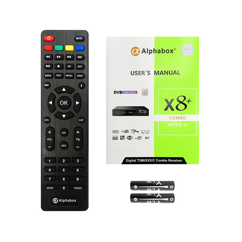 Alphabox X8 mrežni set-top box s razlučivošću 1920x1080, USB, Wi‑Fi, HDMI i AV, 256MB RAM i ugrađenom flash memorijom