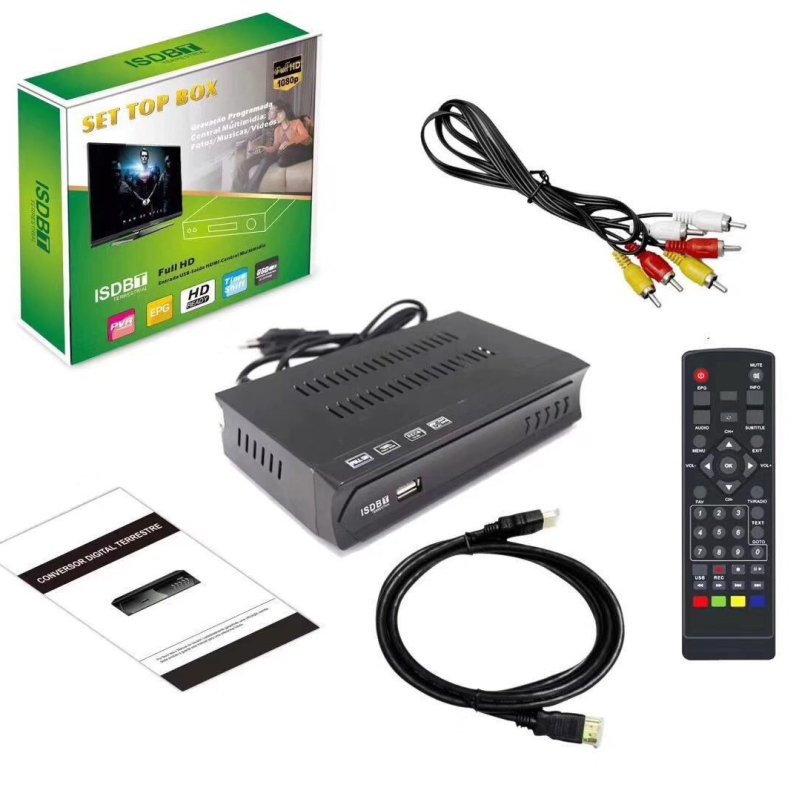 KY ISDB-168 zemaljska digitalna set-top kutija, 1080p, ECOS OS, 512MB RAM, USB/HDMI/AV, Ali čip