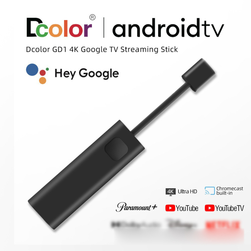 Dcolor Gd1 Android 14 četverojezgreni set-top box, 2GB RAM, 1TB pohrane, 4K 3840x2160